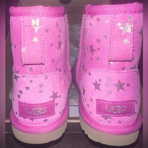 UGG Kids Mini II Stars Pink Boots